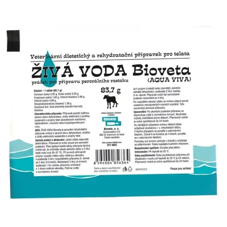 Aqua viva plv.sol. pre teľatá 83,7 g