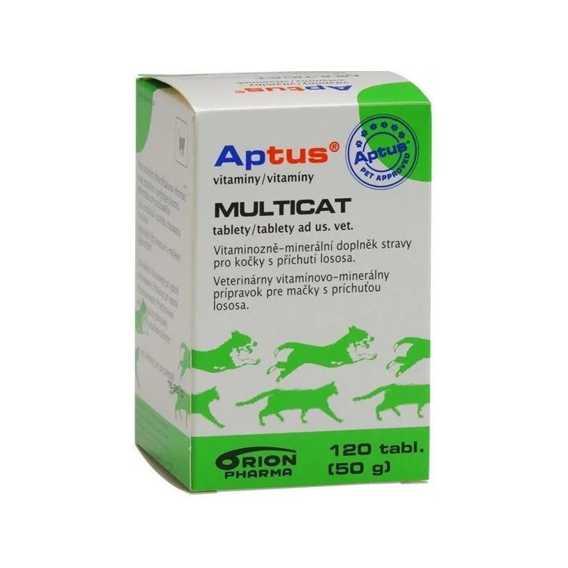Aptus MULTICAT vet tabl 120 tbl. Aptus MULTICAT vet tabl 120 tbl.