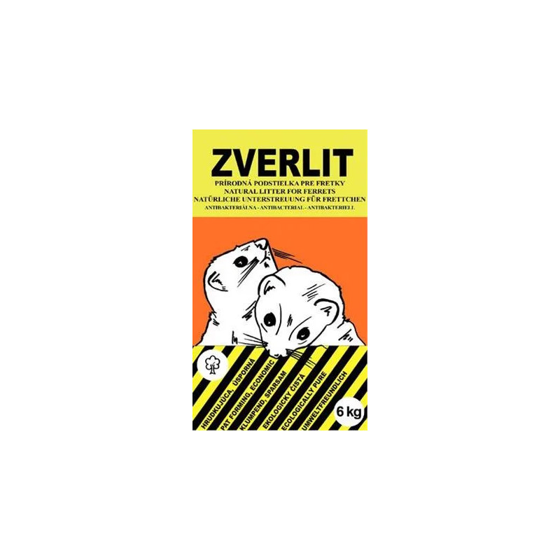 Zverlit hnedý pre fretky 6 kg
