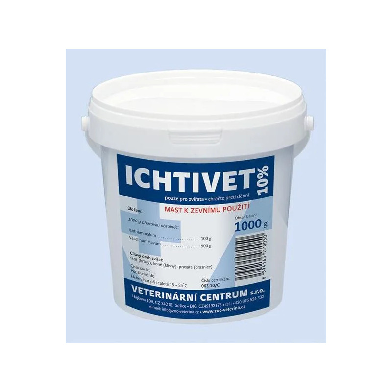 Ichtivet 10% ung. 1 kg