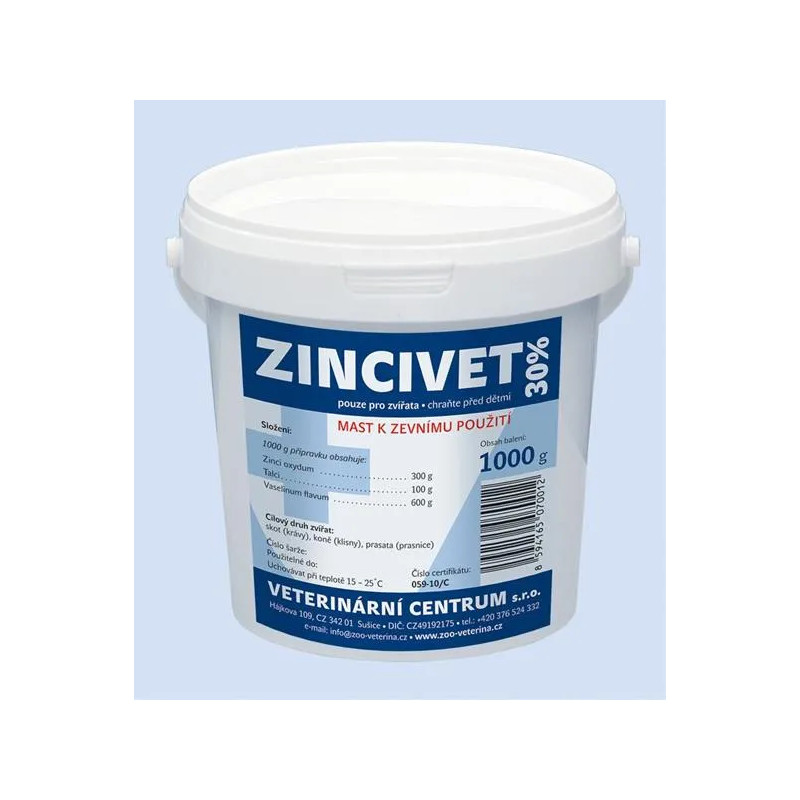 Zincivet 30% ung. 1 kg