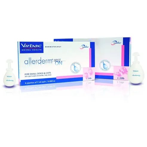 Allerderm spot-on pre malých psov a mačky do 10 kg, 6x2 ml