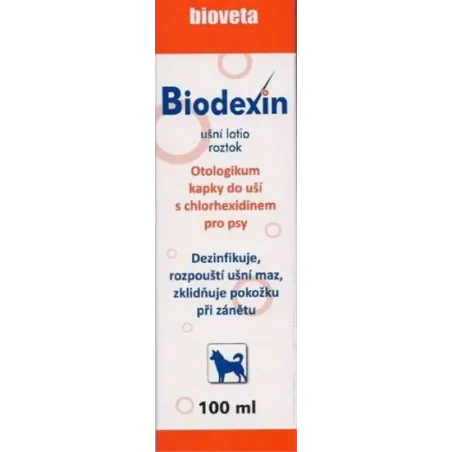 Biodexin ušné lotio sol. s chlorhexidínom 100 ml