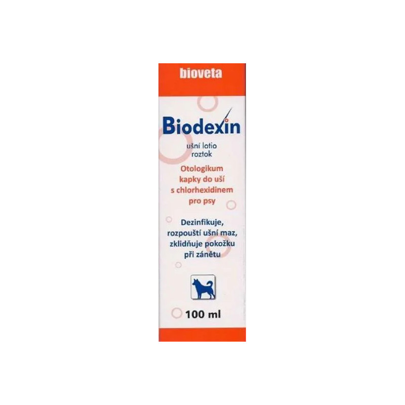 Biodexin ušné lotio sol. s chlorhexidínom 100 ml