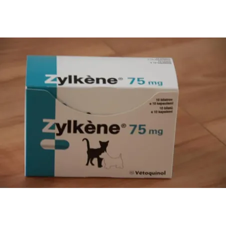 Zylkéne 75 mg  10 x 10 cps.