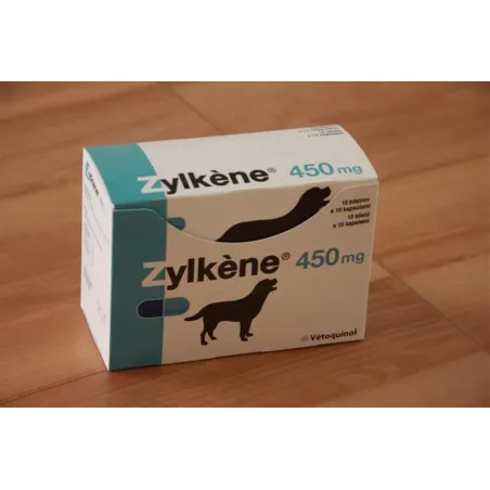 Zylkéne 450 mg  10 x 10 cps.