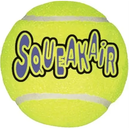 Hračka Kong Dog SqueakAir Lopta s pískatkom tenis, guma