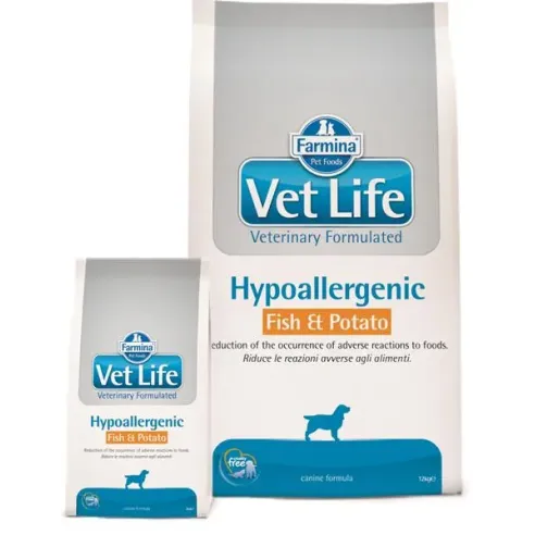 Farmina Vet Life dog hypoallergenic, fish & potato 12 kg