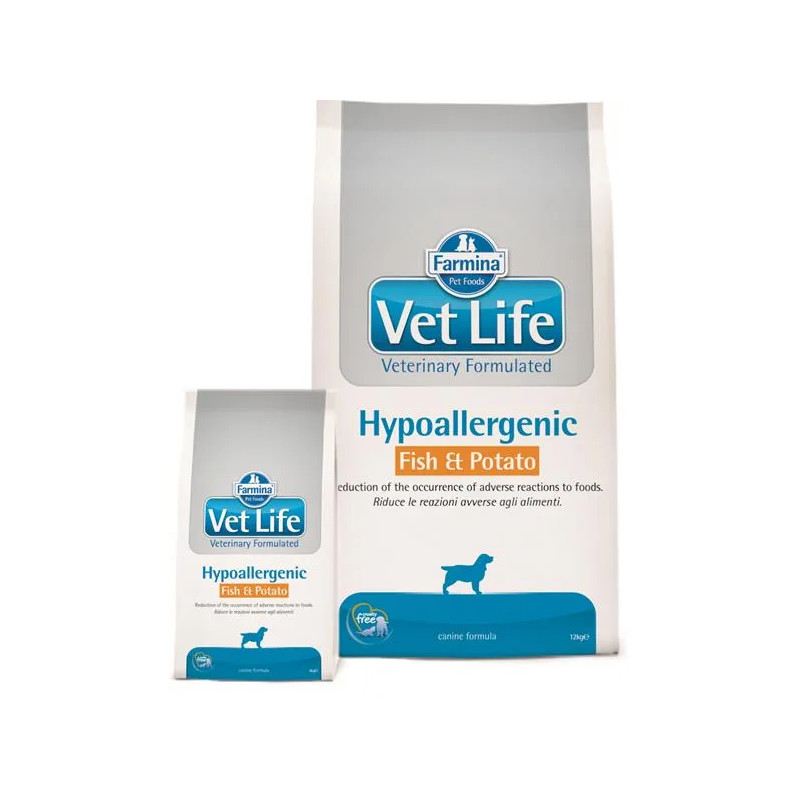 Farmina Vet Life dog hypoallergenic, fish & potato 12 kg Farmina Vet Life dog hypoallergenic, fish & potato 12 kg