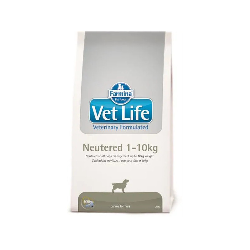 Farmina Vet Life dog neutered 1-10 kg, 2 kg Farmina Vet Life dog neutered 1-10 kg, 2 kg