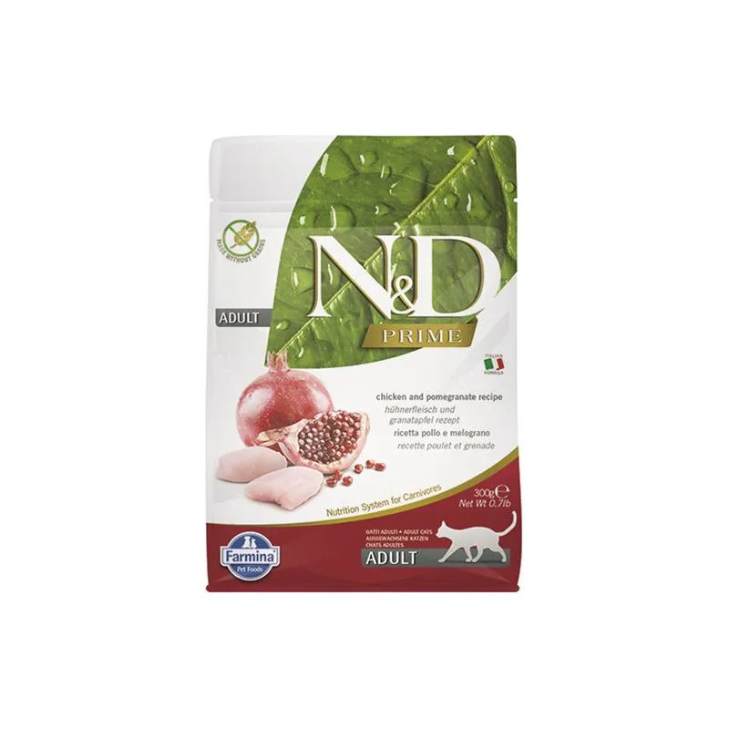 Farmina N&D cat PRIME (GF) adult, chicken & pomegranate 0,3 kg