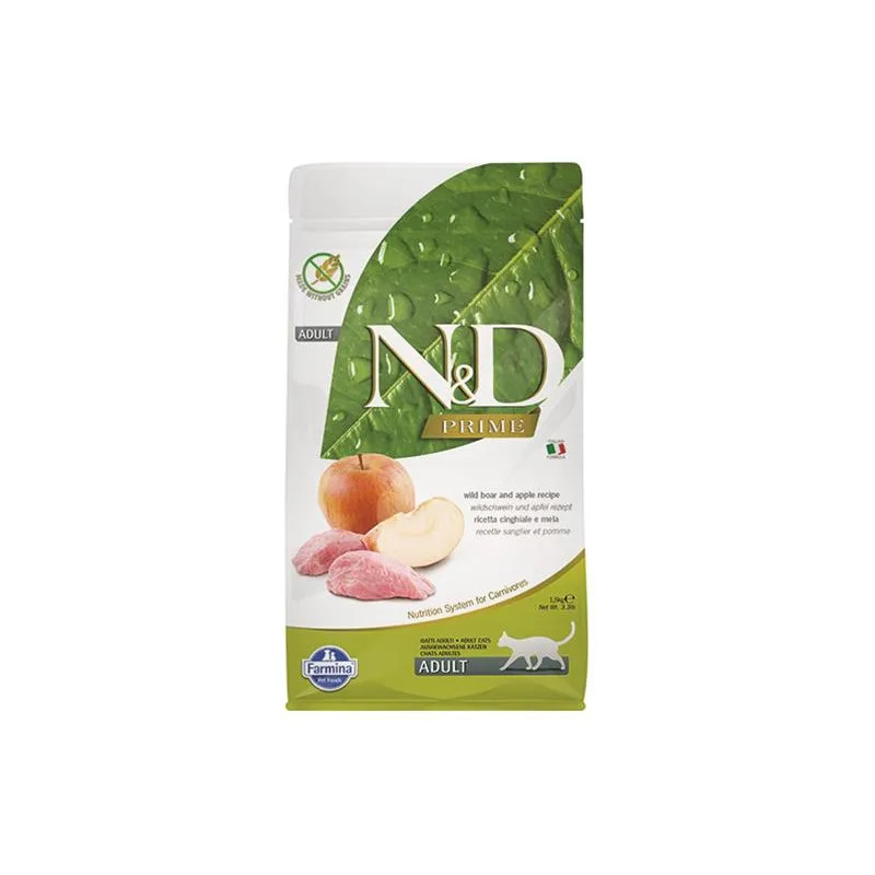 Farmina N&D cat PRIME (GF) adult, boar & apple 1,5 kg