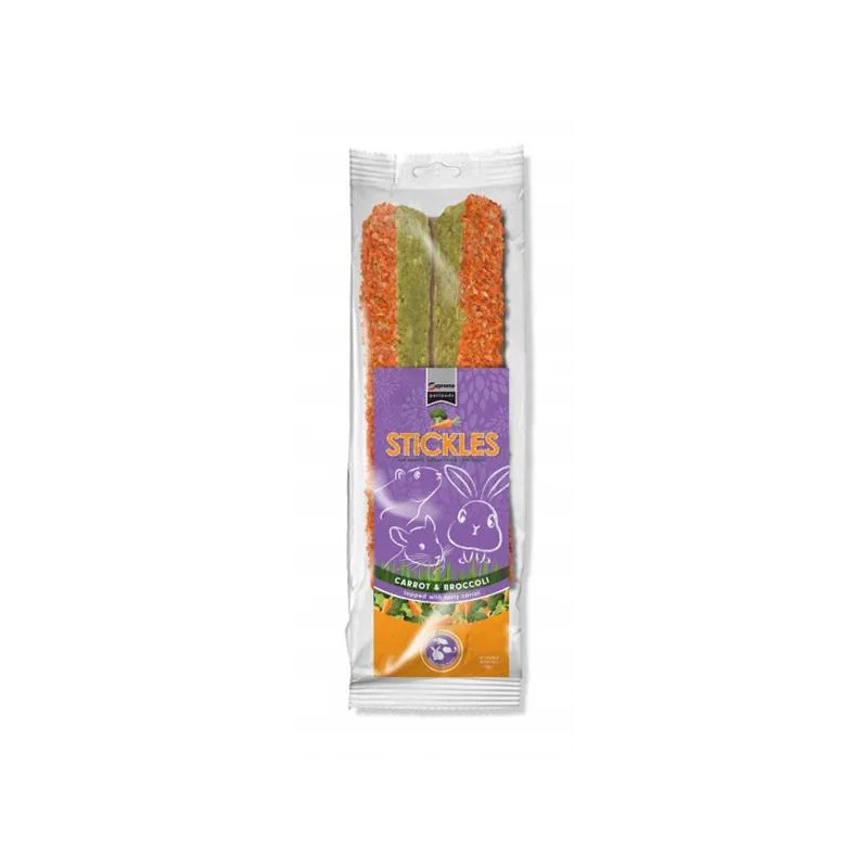 Pamlsok SUPREME hlodavce Stickle Carrot & Broccoli ZB 100g