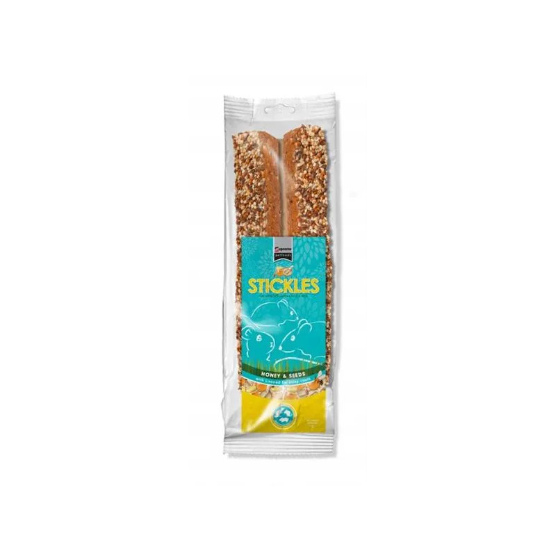 Pamlsok SUPREME hlodavce Stickle Seeds & Honey ZB 100g