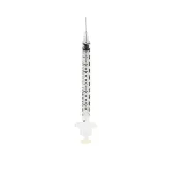 Striekačka KRUUSE U100 inzulínová 3-dielna, 1 ml s ihlou 29 G x 1/2