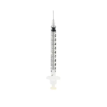 Striekačka KRUUSE U100 inzulínová 3-dielna, 1 ml s ihlou 29 G x 1/2