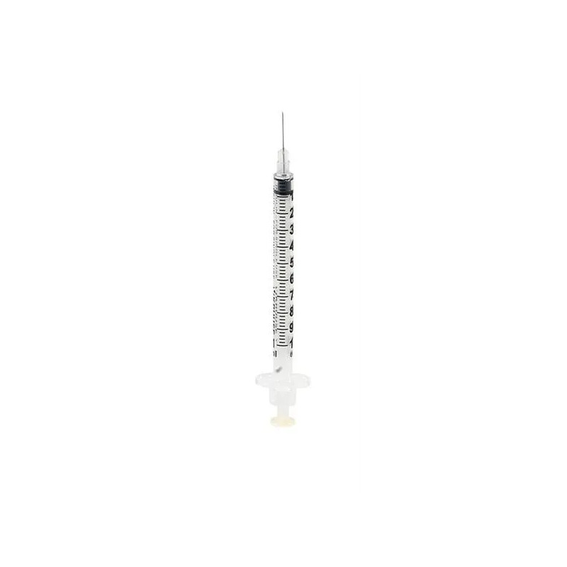 Striekačka KRUUSE U100 inzulínová 3-dielna, 1 ml s ihlou 29 G x 1/2