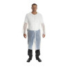 Plášť igelitový KRUTEX jednorazový, dĺžka 120 cm, biely