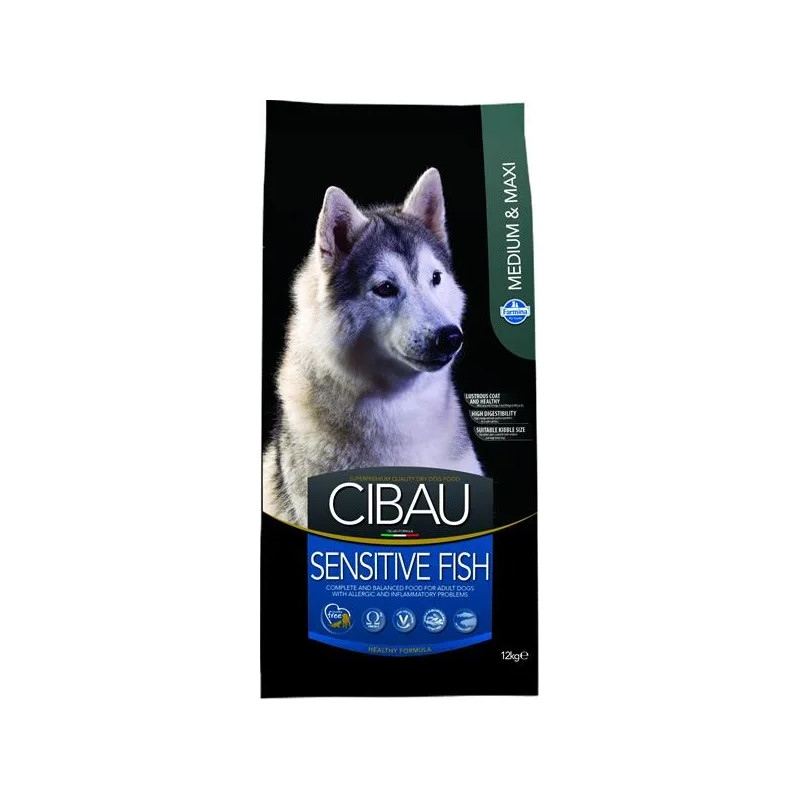 CIBAU dog adult medium & maxi, sensitive fish 12 kg