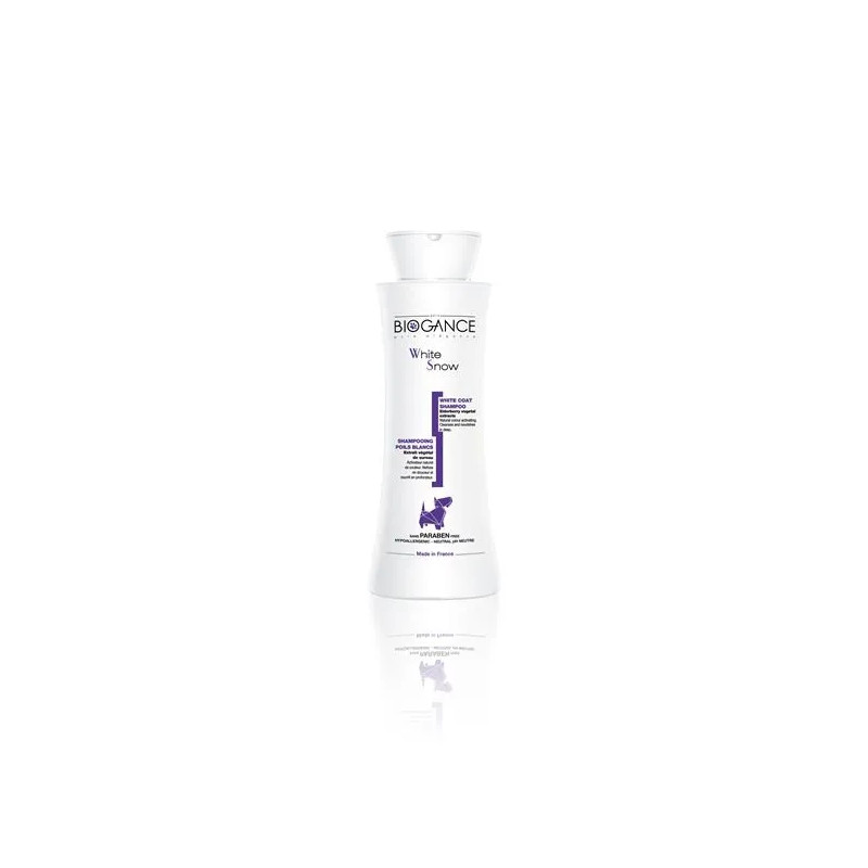 Šampón BIOGANCE White Snow 250 ml (na bielu a svetlú srsť) Šampón BIOGANCE White Snow 250 ml (na bielu a svetlú srsť)