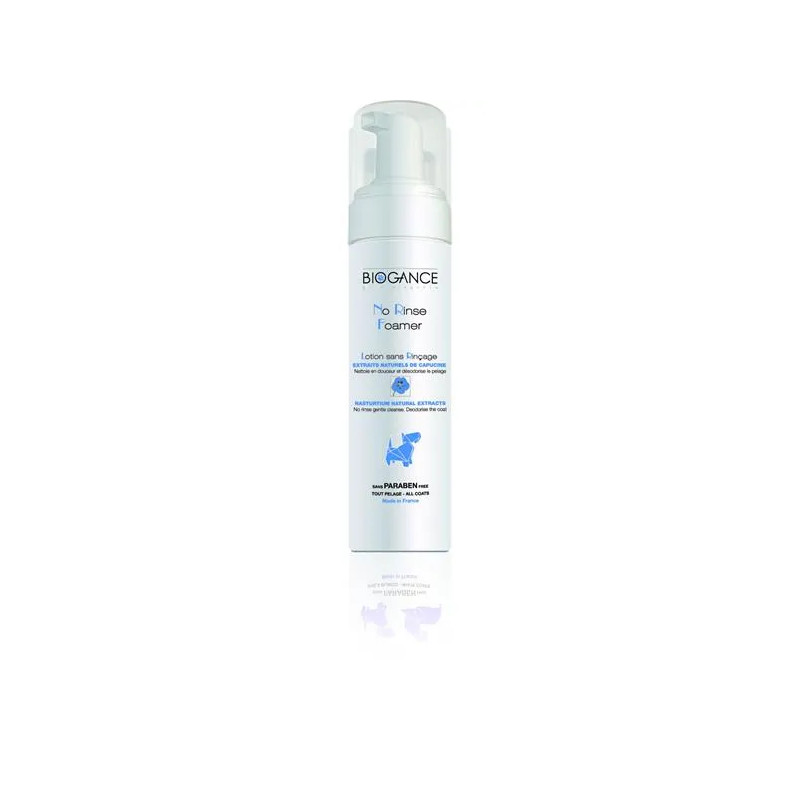 Šampón BIOGANCE bezoplachový No rinse foamer Dog (pena) 200 ml