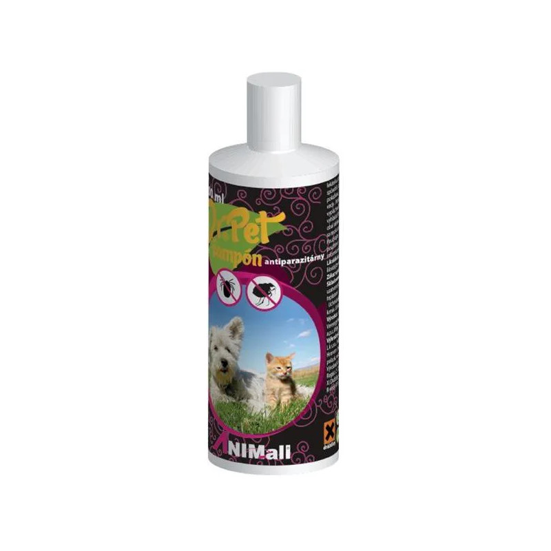 Šampón Dr.Pet antiparazitárny pre psy a mačky 200 ml (tick and flea repellent shampoo for dogs and cats)