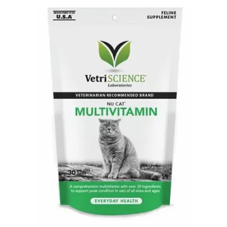 Vetri Science Nu Cat Multivitamin žuvacie tablety 30 tbl.