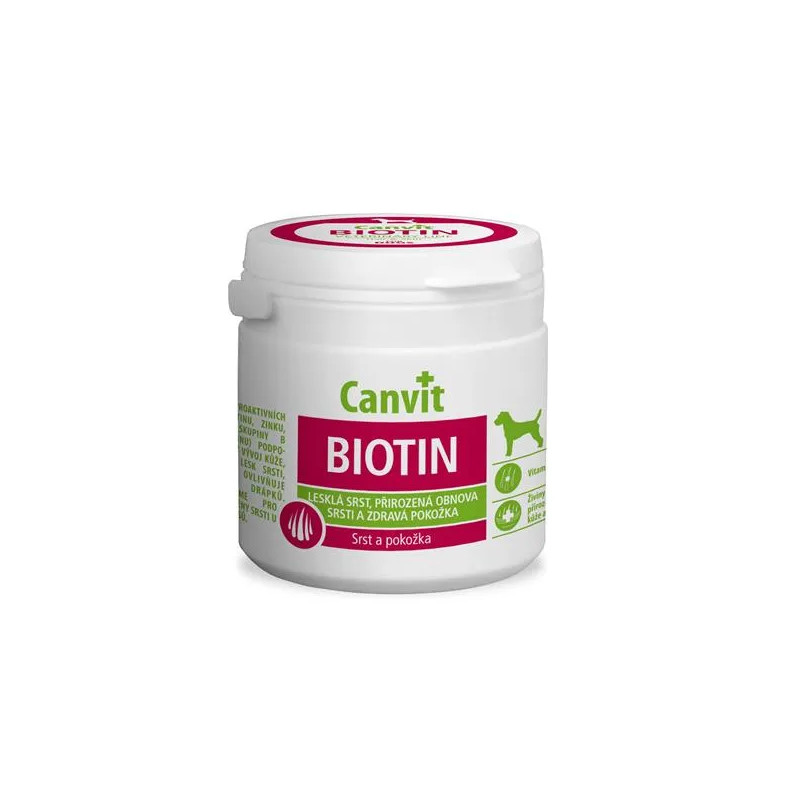Canvit Biotin pre psy 100 tbl. 100 g