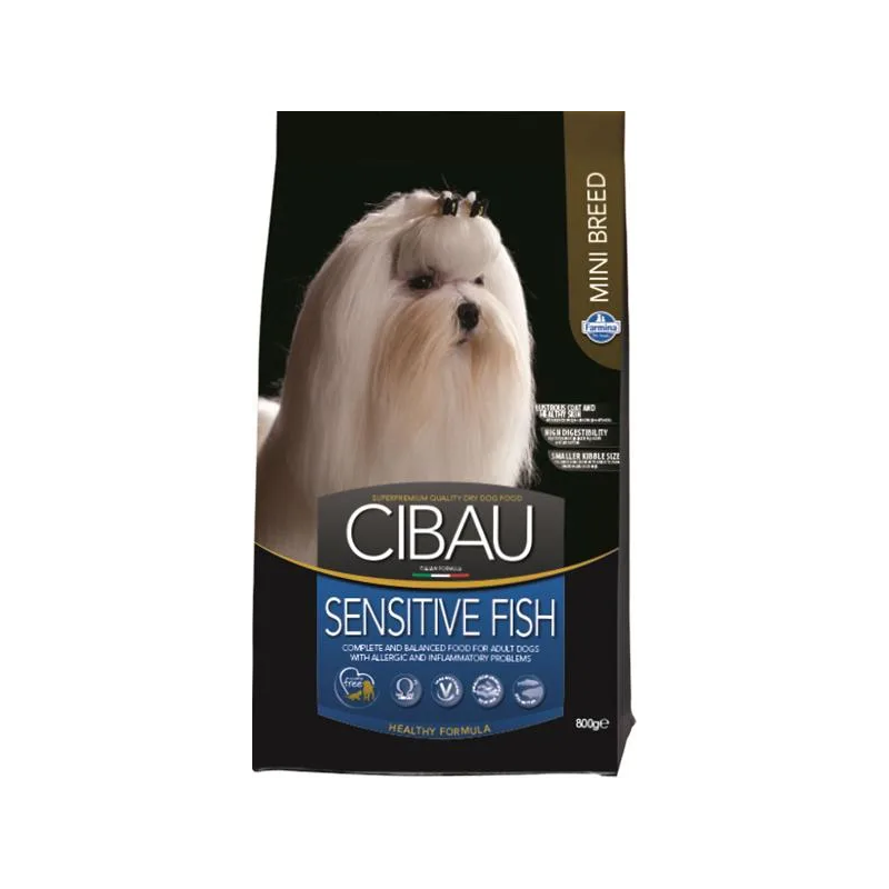 Farmina MO SP CIBAU dog adult mini, sensitive fish 0,8 kg Farmina MO SP CIBAU dog adult mini, sensitive fish 0,8 kg