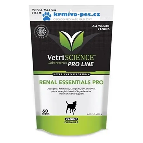 Vetri Science Renal essentials PRO Canine žuv.tbl. 60 tbl.