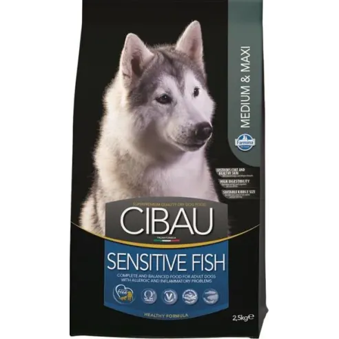 Cibau Dog Adult Sensitive Fish Medium & Maxi 2,5 kg