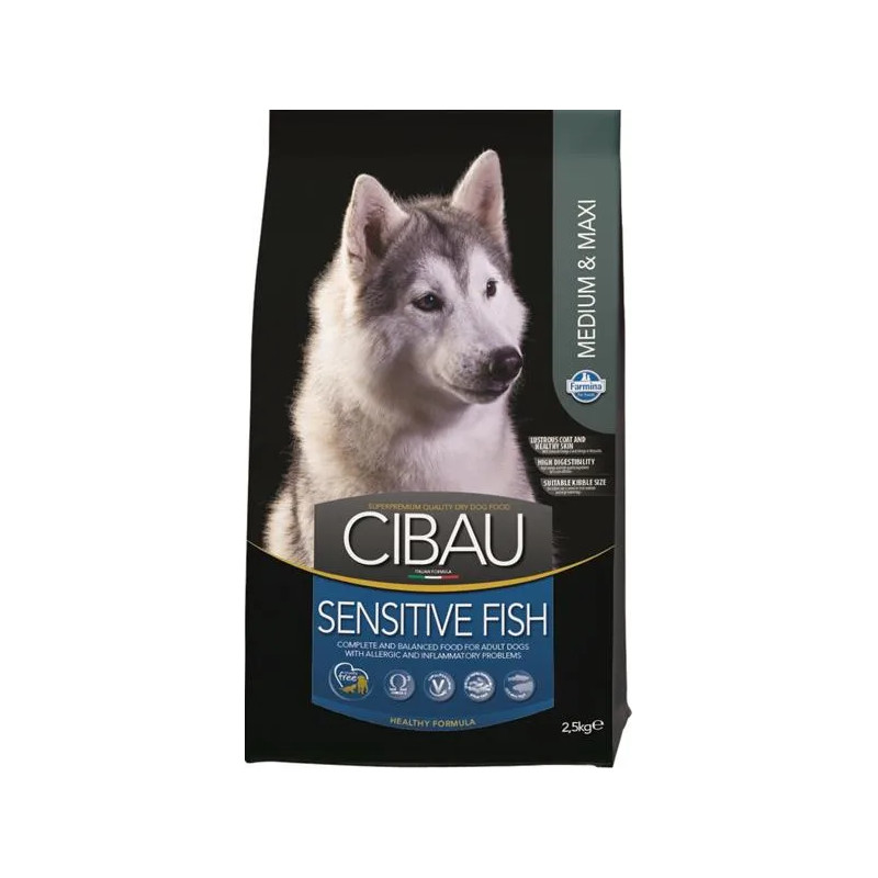 Cibau Dog Adult Sensitive Fish Medium & Maxi 2,5 kg