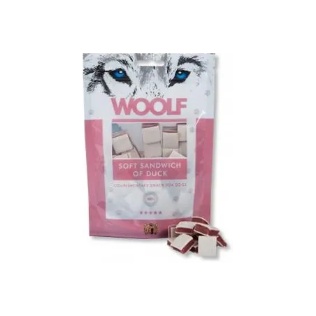 Pamlsok Woolf Dog Duck Soft Sandwich 100 g