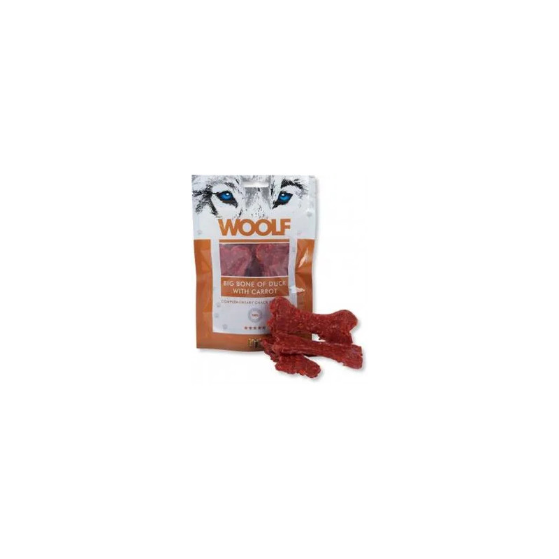 Pamlsok Woolf Dog Duck Bone Big & Carrot 100 g