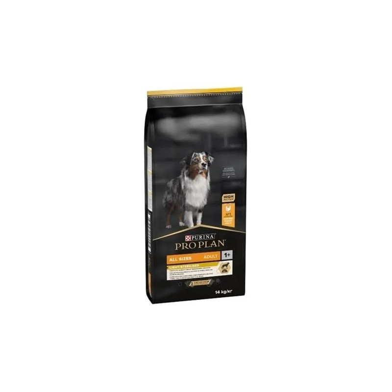 ProPlan MO Dog Adult All Size Light/Sterilised kura 14 kg