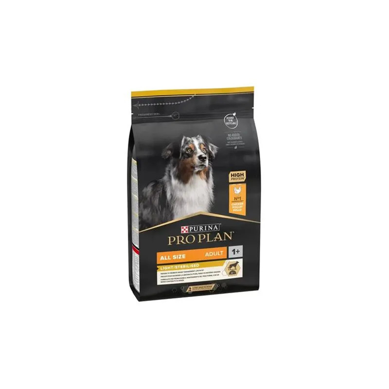 Proplan MO Dog Adult All Size Light/Sterilised kura 3 kg