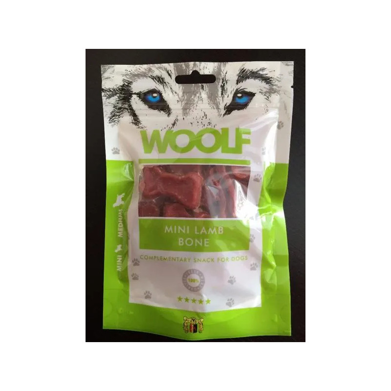 Pamlsok Woolf Dog Lamb Mini Bone 100 g