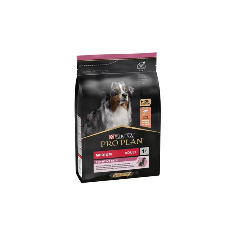 ProPlan MO Dog Adult Medium Sensitive Skin losos 3 kg
