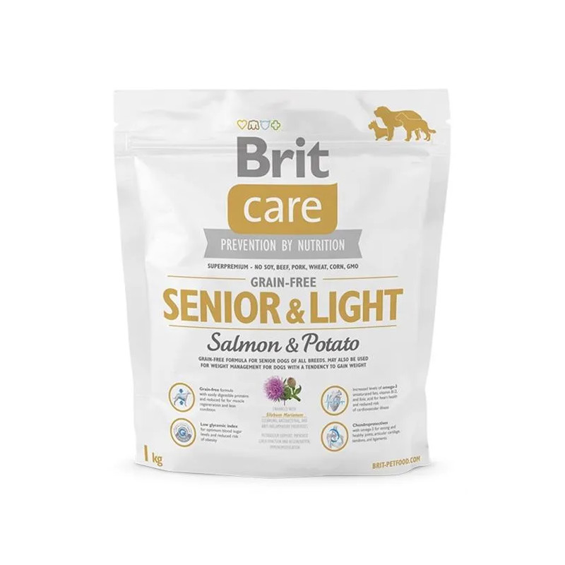 BRIT Care dog Grain free Senior & Light Salmon & Potato 1 kg BRIT Care dog Grain free Senior & Light Salmon & Potato 1 kg