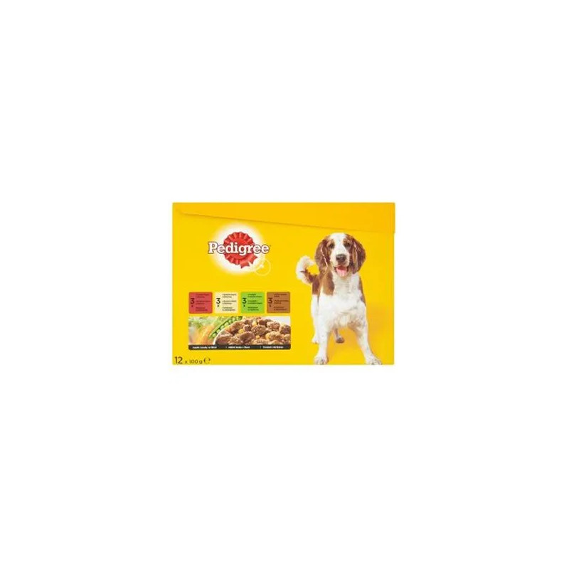 Mars PEDIGREE kapsička dog ADULT MP HD+kura+zel.& HD+ zel.& morka+mrkva 12x100 g