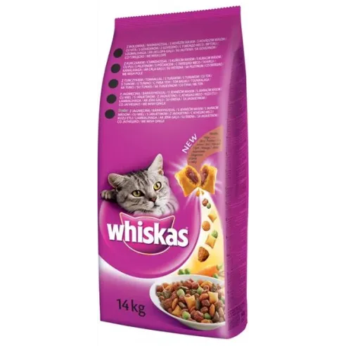 Mars WHISKAS Adult cat s hovädzím mäsom 14 kg