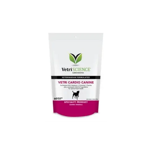 Vetri Science Vetri Cardio Canine žuvacie tbl. 60 tbl.