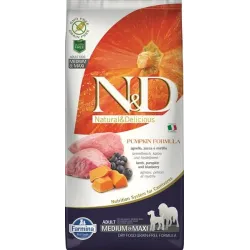 Farmina N&D dog PUMPKIN (GF) adult medium & maxi, lamb & blueberry