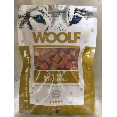 Pamlsok Woolf Dog/Cat Rabbit Chunkies 100 g