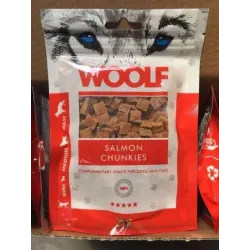 Pamlsok Woolf Dog/Cat Salmon Chunkies 100 g