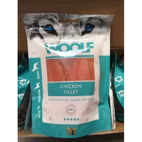 Pamlsok Woolf Dog Chicken Fillet 100 g