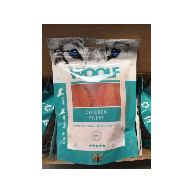 Pamlsok Woolf Dog Chicken Fillet 100 g