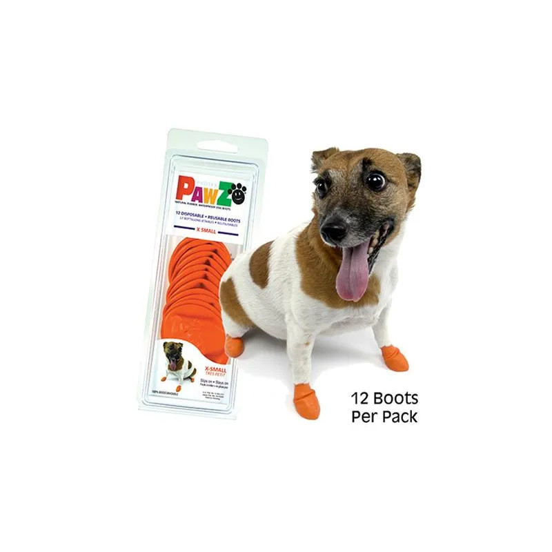 Topánka ochranná PAWZ XS (čierna/oranžová)