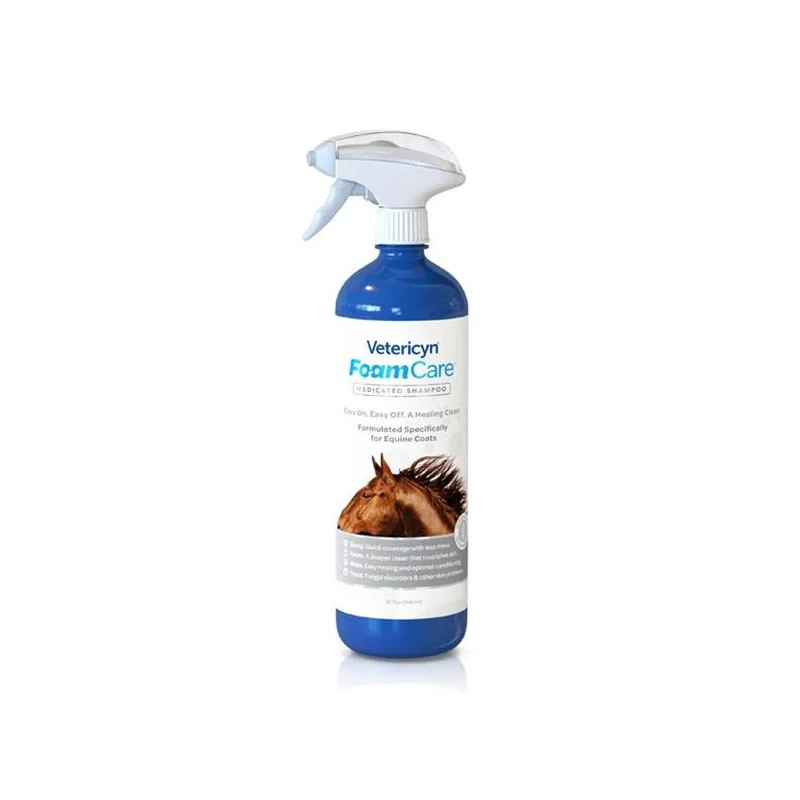 Šampón Vetericyn FoamCare Equine Medicated 946 ml