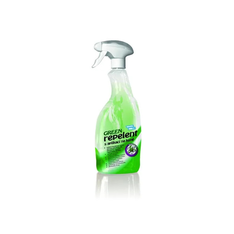 Repelent GREEN sprej s aplikáciou na kone 750 ml